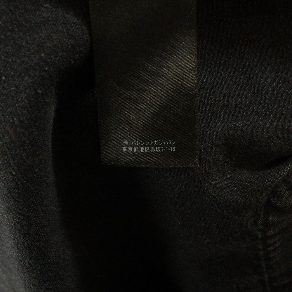 バックロゴプリント デニムウエスタンシャツ