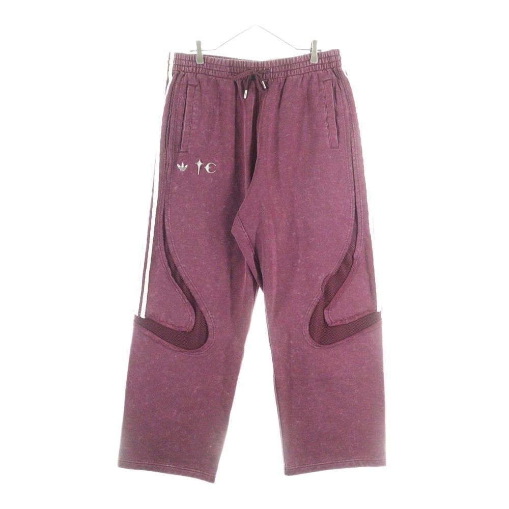 THUG CLUB サグクラブ ×adidas TEAMGEIST SWEAT PANTS アディダス チームガイスト スウェットパンツ バーガンディ KC2217