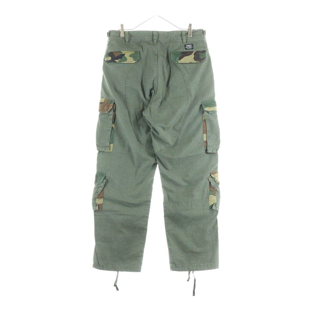 SUPREME シュプリーム 22 SS Cargo Pant カモフラージュ 迷彩切替 カーゴパンツ カーキ