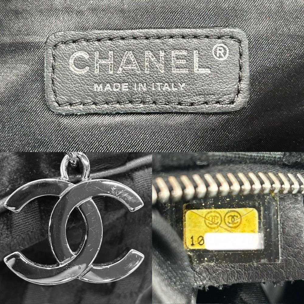 シャネル ハンドバッグ レディース トートバッグ ココマーク CHANEL ベロア レザー ブラック 黒 シルバー金具 品 DECORATOM_COM_BR