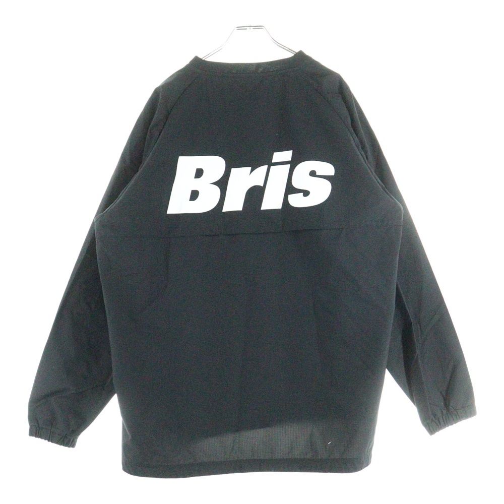 F.C.R.B. F.C.Real Bristol FCRB エフシーアールビー エフシー ルブリストル 22SS 3LAYER PISTE スリーレイヤー ピスト クルーネック長袖ナイロンゲームシャツ カットソー ブラック FCRB-220019