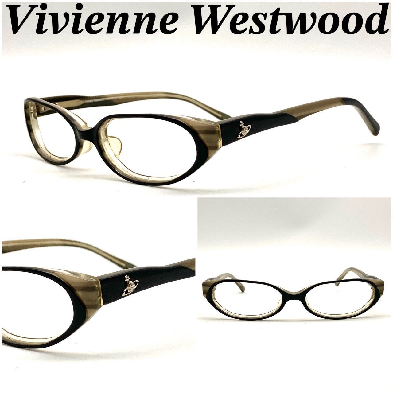 ヴィヴィアンウエストウッド 眼鏡 伊達メガネ プラスチック ブラック 71105