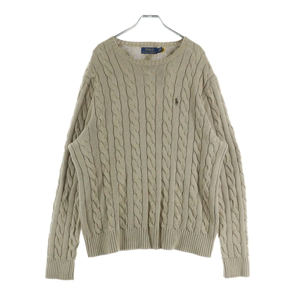 POLO RALPH LAUREN (ポロラルフローレン) ワンポイント ケーブルニット