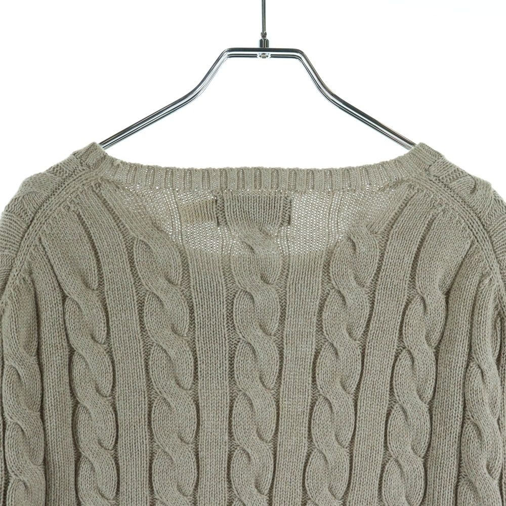 POLO RALPH LAUREN (ポロラルフローレン) ワンポイント ケーブルニット