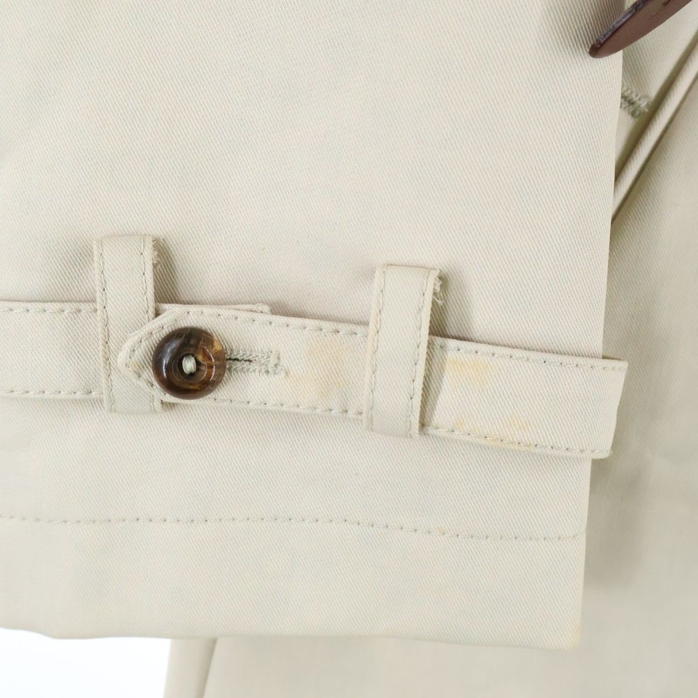 Salvatore Ferragamo サルヴァトーレ フェラガモ トレンチコート ベージュ コットン ポリエステル レディース GULLKHAN_COM
