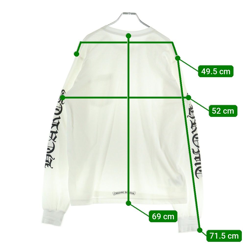 ネックロゴ プリント長袖Tシャツ