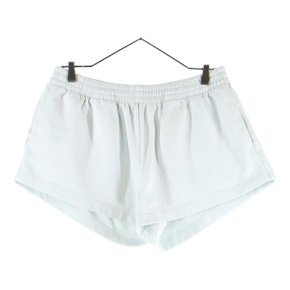 BALENCIAGA バレンシアガ 23SS ドローストリング ランニング スウェット ハーフパンツ ショーツ ライトブルー 744725