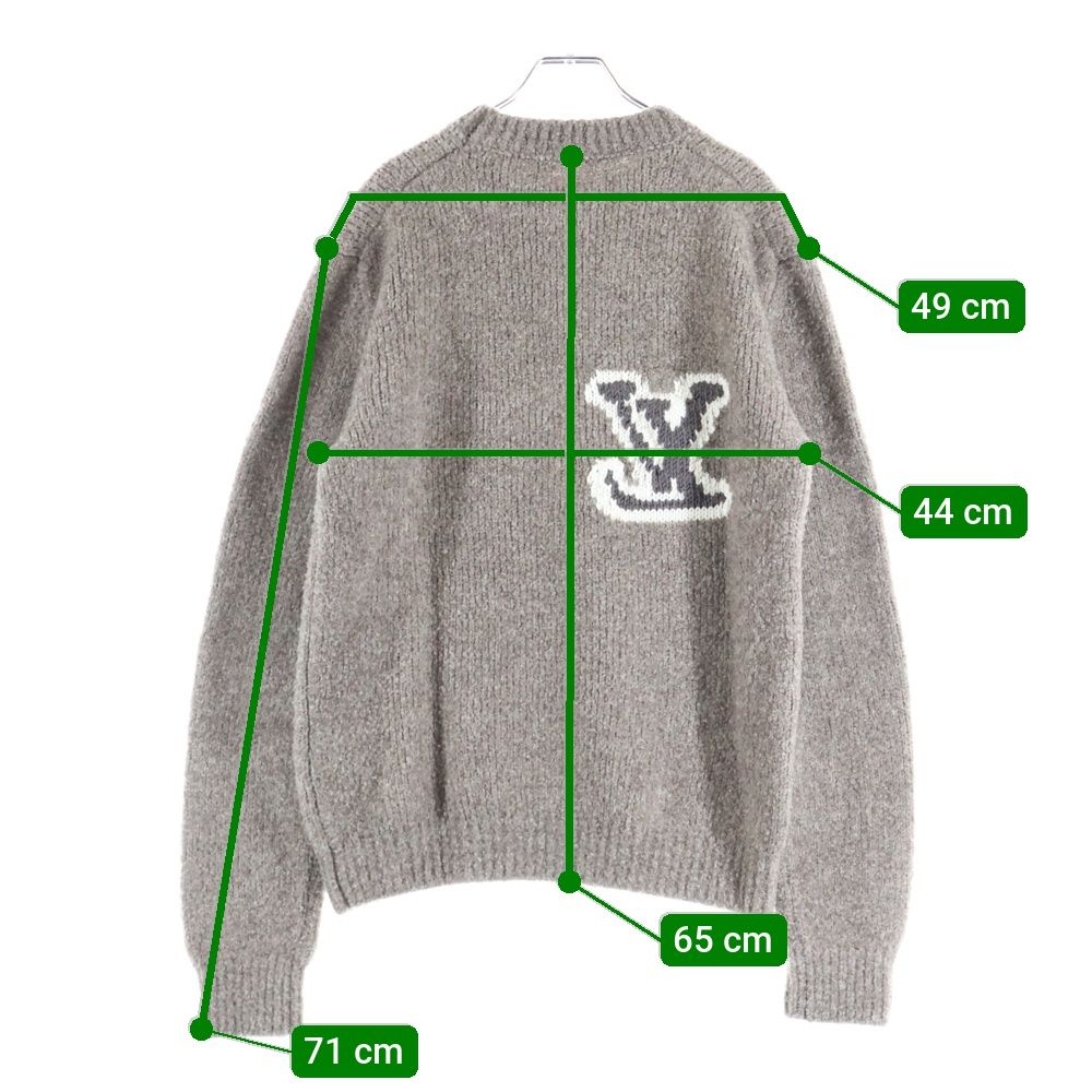 LOUIS VUITTON (ルイヴィトン) 24SS ウールブレンドクルーネック 