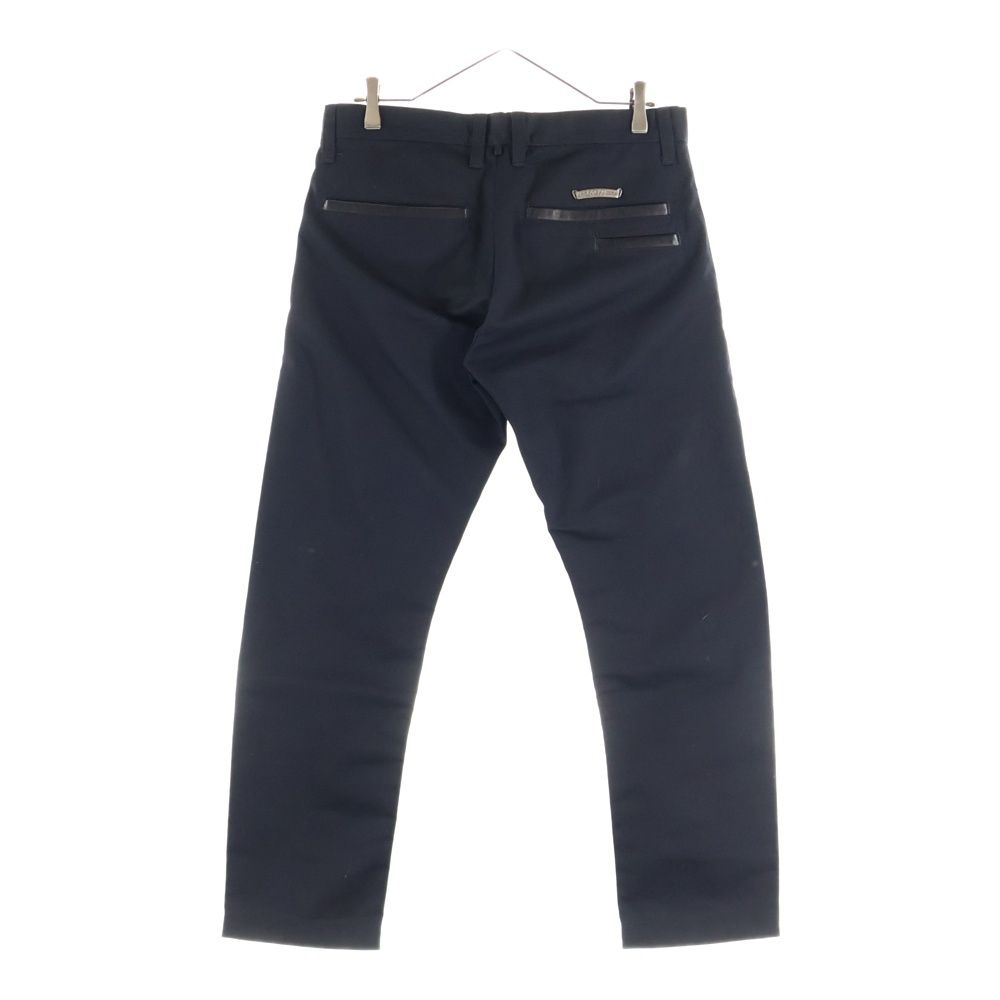CHROME HEARTS クロムハーツ CHINOS チノパンツ ワークパンツ クロスボール レザー切替 ボタンフライ JVPタグ
