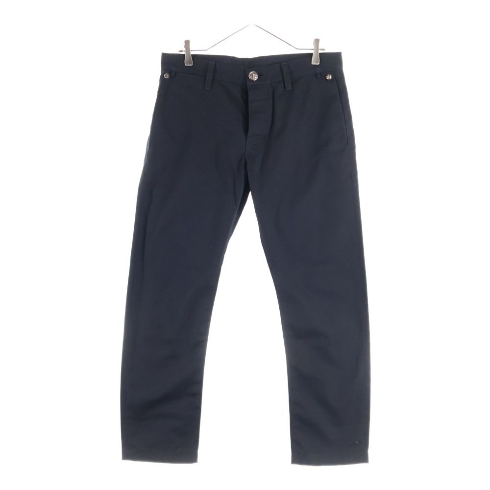 CHROME HEARTS クロムハーツ CHINOS チノパンツ ワークパンツ クロスボール レザー切替 ボタンフライ JVPタグ