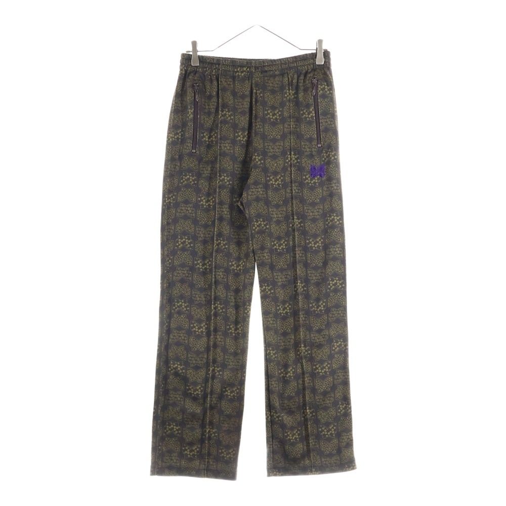 Needles ニードルス Track Pant Bright Jersey 総柄 ジャージパンツ トラックパンツ ブラウン IN406