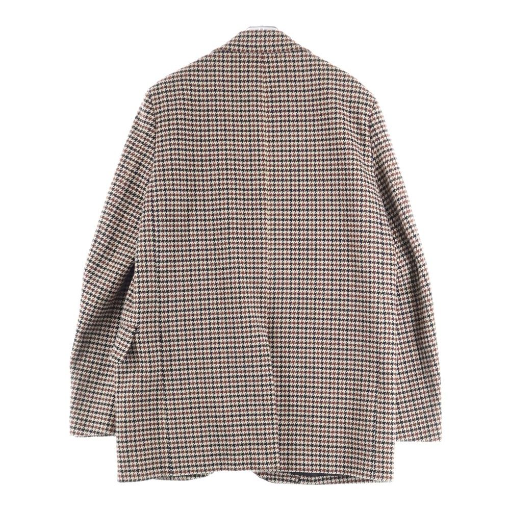 kolor 18AW BIKKUGAN CLUB JACKET ビッグガン クラブ 千鳥柄 テーラードジャケット ブラウン 18WCM-J04107