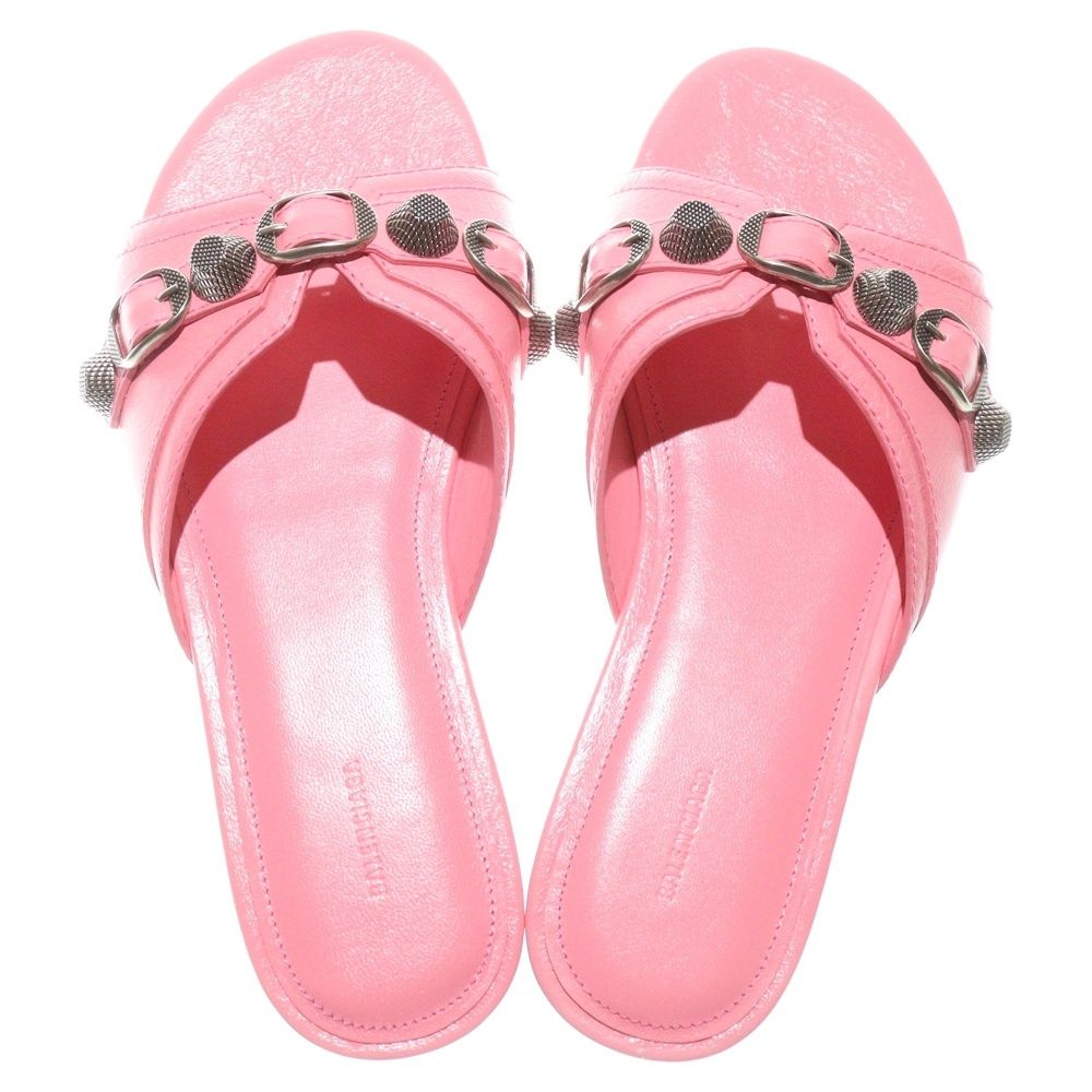  バレンシアガ CAGOLE SANDAL FLAT カゴールサンダル ローカットシューズ ピンク レディース 694342 サンダル ミュール 靴