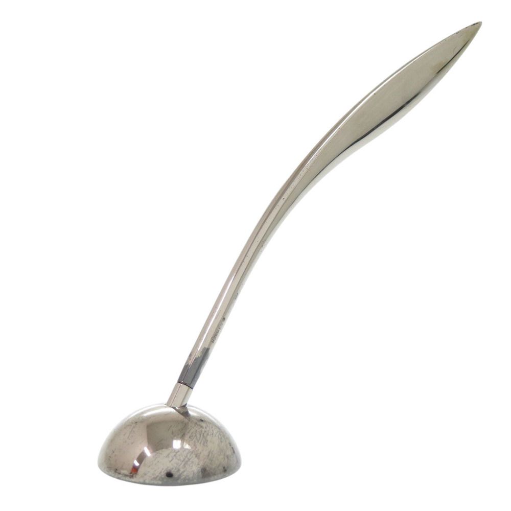 エルメス フェザーモチーフ メタル シルバー 羽ペン ボールペン 0190 HERMES