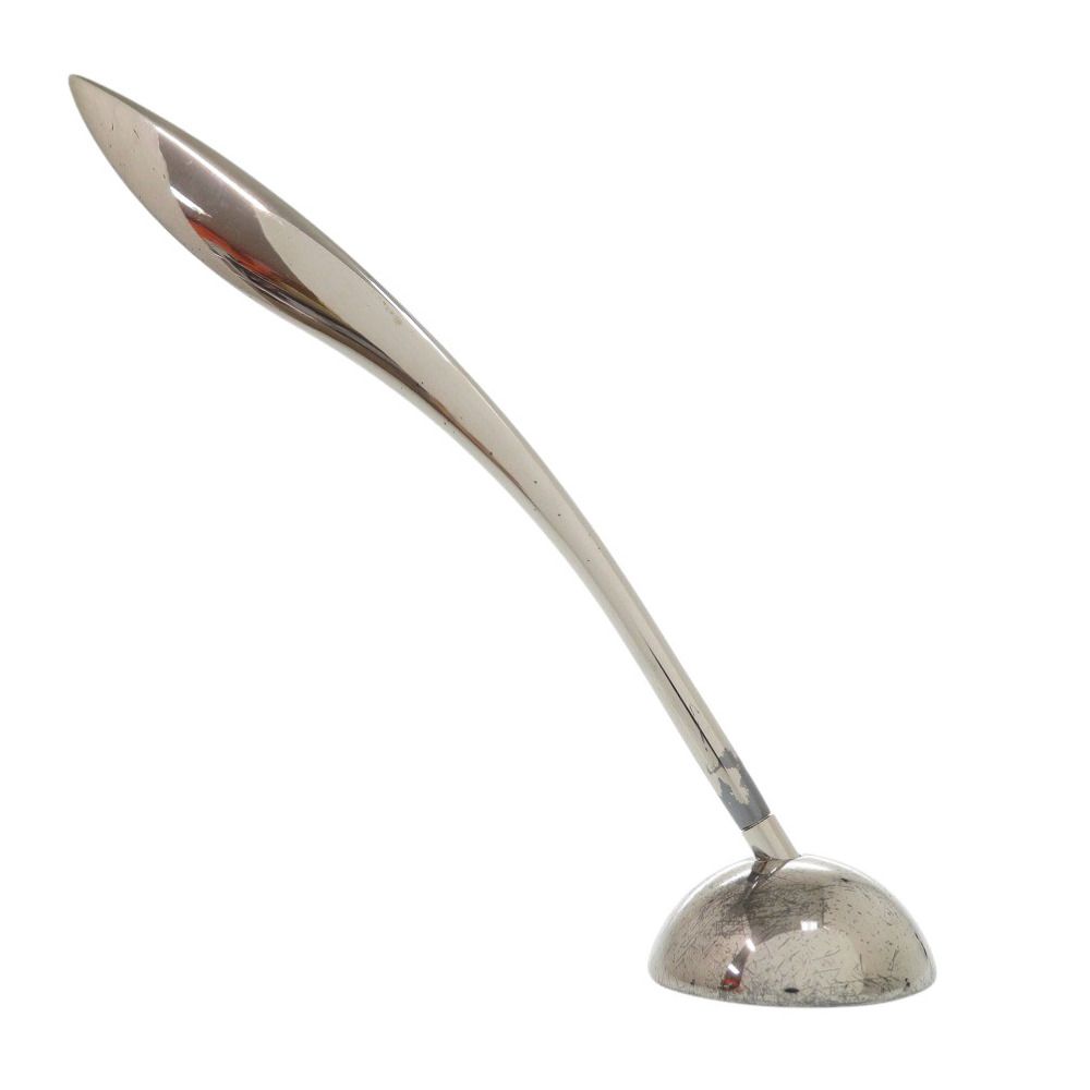 エルメス フェザーモチーフ メタル シルバー 羽ペン ボールペン 0190 HERMES