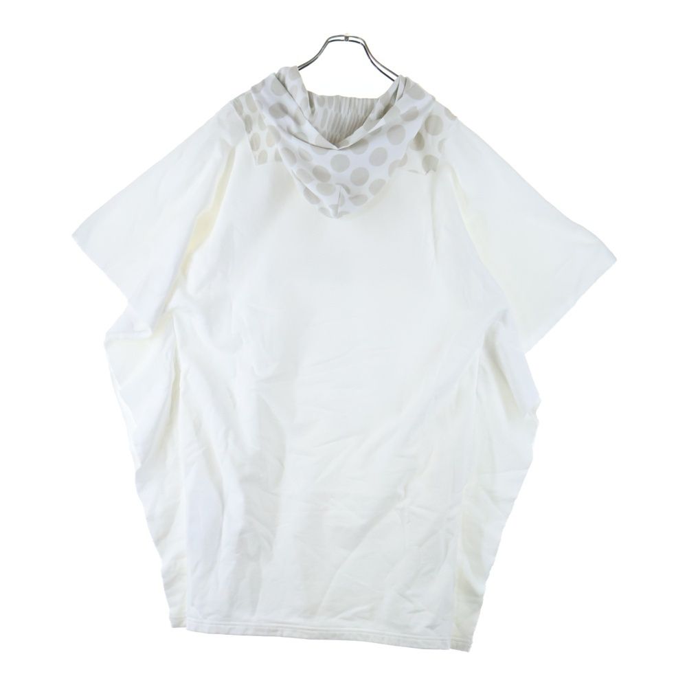 MM 6 Maison Margiela エムエムシックスメゾンマルジェラ 21 SS ドット スウェットプルオーバー ポンチョ ホワイト レディース