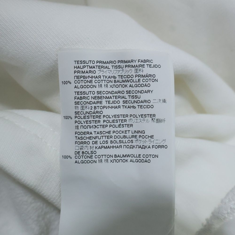  MM 6 Maison Margiela エムエムシックスメゾンマルジェラ 21 SS ドット スウェットプルオーバー ポンチョ ホワイト レディース パーカー トップス