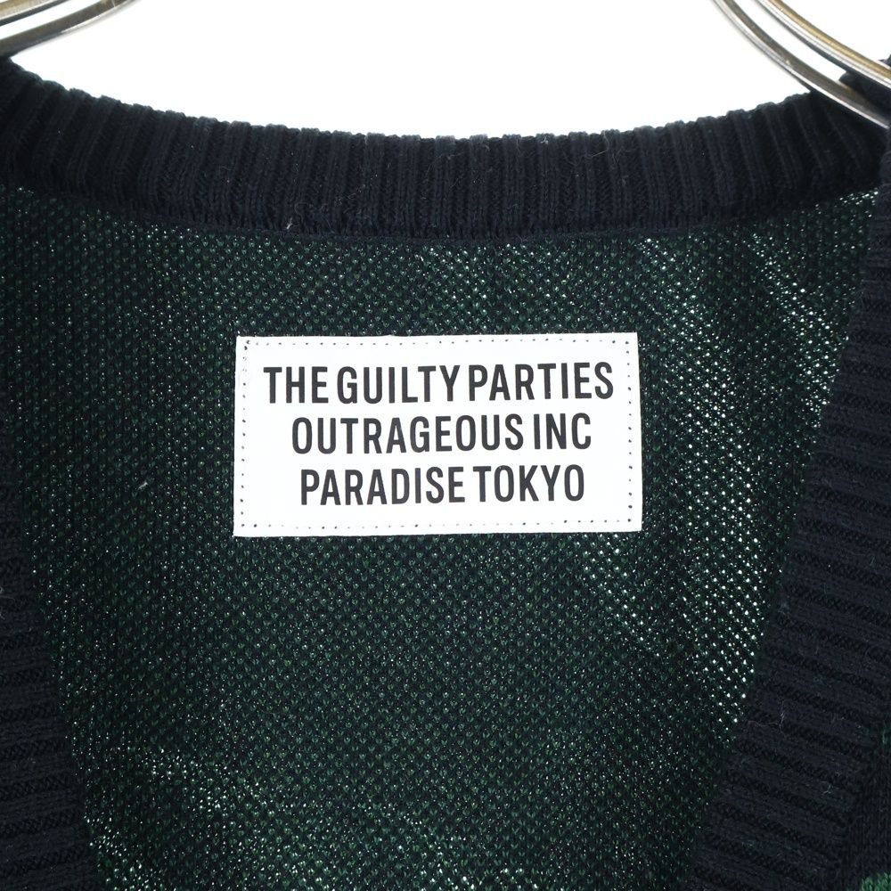 リーフジャガードカーディガン