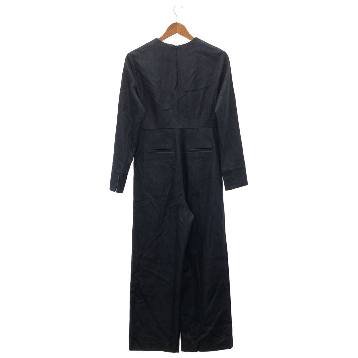 NOBLE ノーブル デニムライクVカットオールインワン 22040240108040 ジャンプスーツ レディース インディゴ