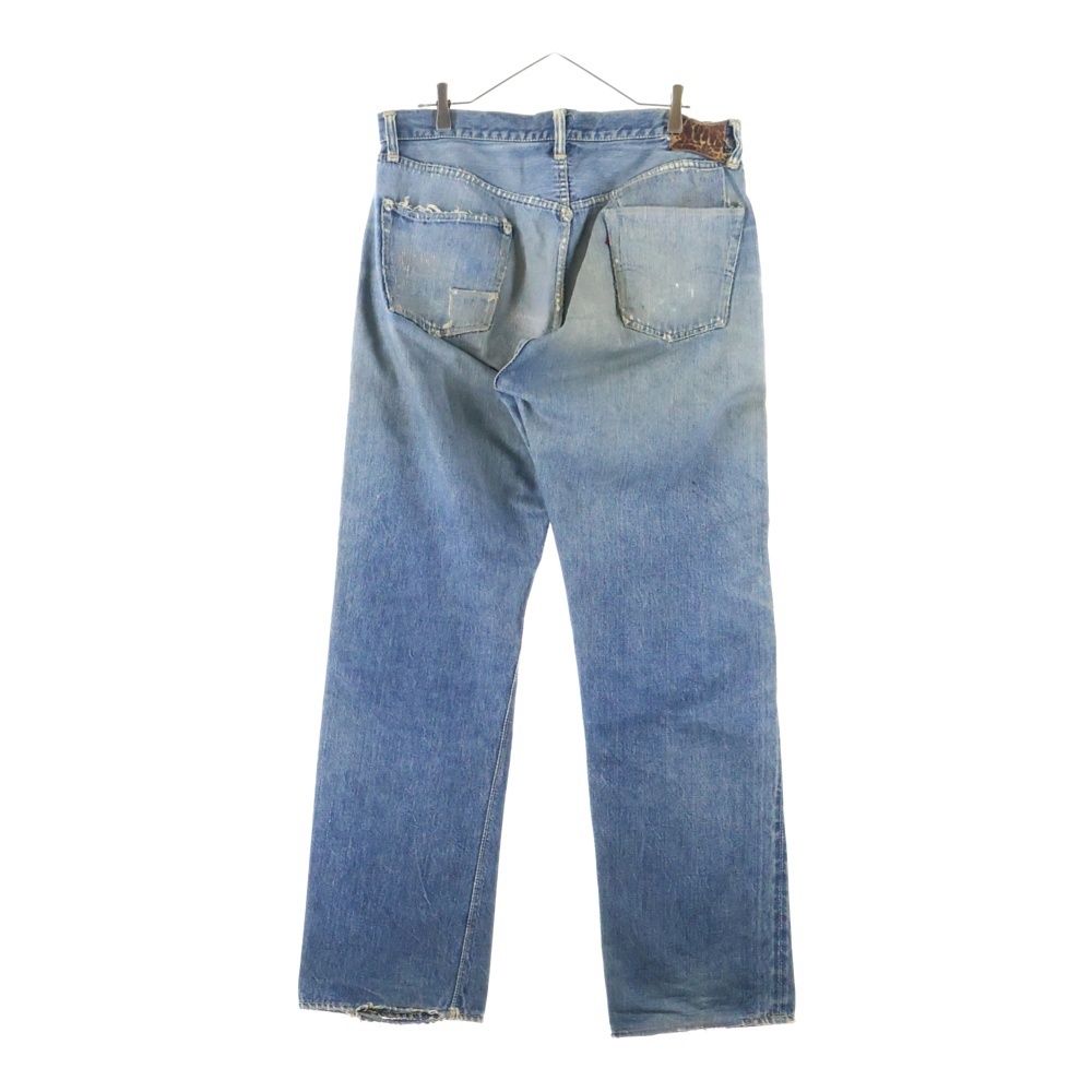 Levi s リーバイス 40 VINTAGE 501 XX 47モデル 革パッチ センターセット 隠しリベット 片面ビッグE ボタンフライ デニムパンツ インディゴ