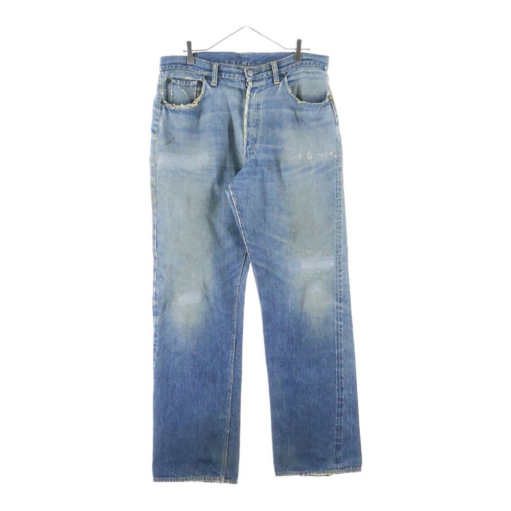Levi s リーバイス 40S VINTAGE 501XX 47モデル 革パッチ センターセット 隠しリベット 片面ビッグE ボタンフライ デニムパンツ インディゴ