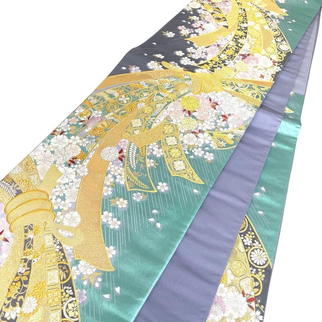着物と帯 時流 F25855ts 正絹 袋帯 長尺 振袖にも