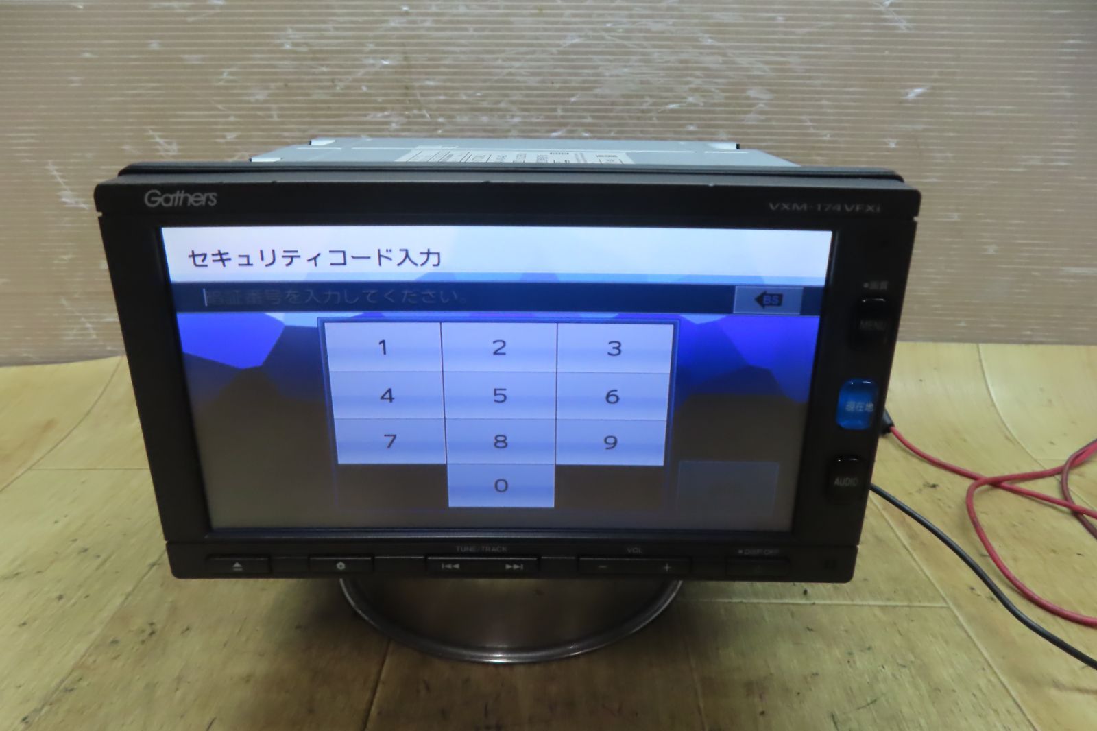 タッチパネル正常 F4519 ホンダ純正 VXM-174VFXi メモリーナビ 地デジTVフルセグ内蔵 Bluetooth内蔵 本体のみ