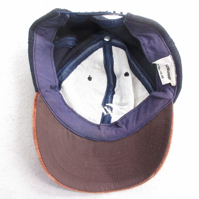   キャップ 90s 古着通販 中古 キャップ 90年代 90s Yaga 刺繍 ウール USA製 エンジ