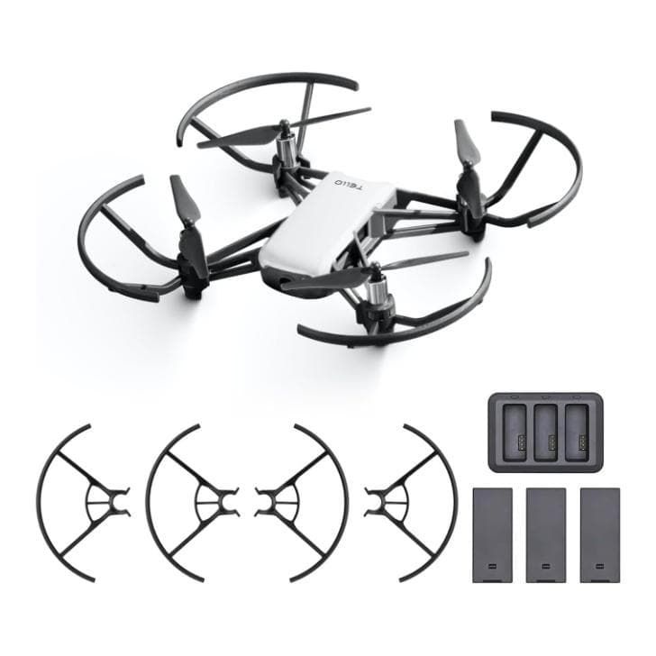 DJI Ryze Tello トイドローン ブーストコンボ バッテリー3個付属 認証済み ドローン撮影 80g 自動離陸 自動着陸 720P伝送 最大飛行時間39分 ビジョンポジションニングシステム 720p HD 動画 5MP