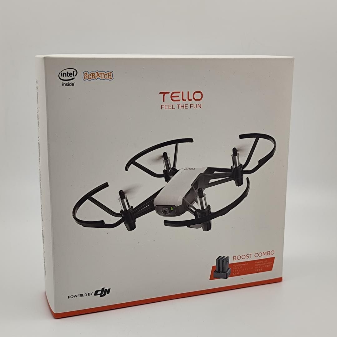 DJI Ryze Tello トイドローン ブーストコンボ バッテリー3個付属 認証済み ドローン撮影 80g 自動離陸 自動着陸 720P伝送 最大飛行時間39分 ビジョンポジションニングシステム 720p HD 動画 5MP