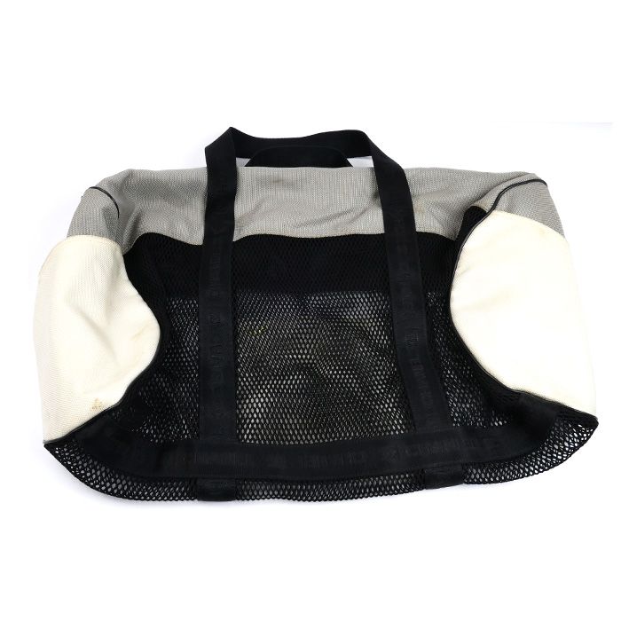 CHANEL シャネル スポーツライン ボストンバッグ ブラック ホワイト グレー ユニセックス