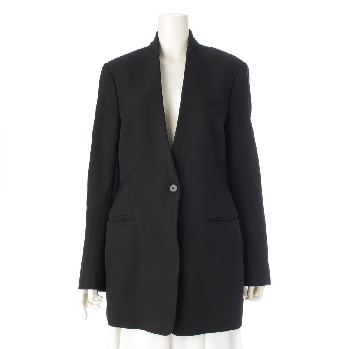JIL SANDER ジルサンダー リネン混 ジャケット 36 希少【リネン混 