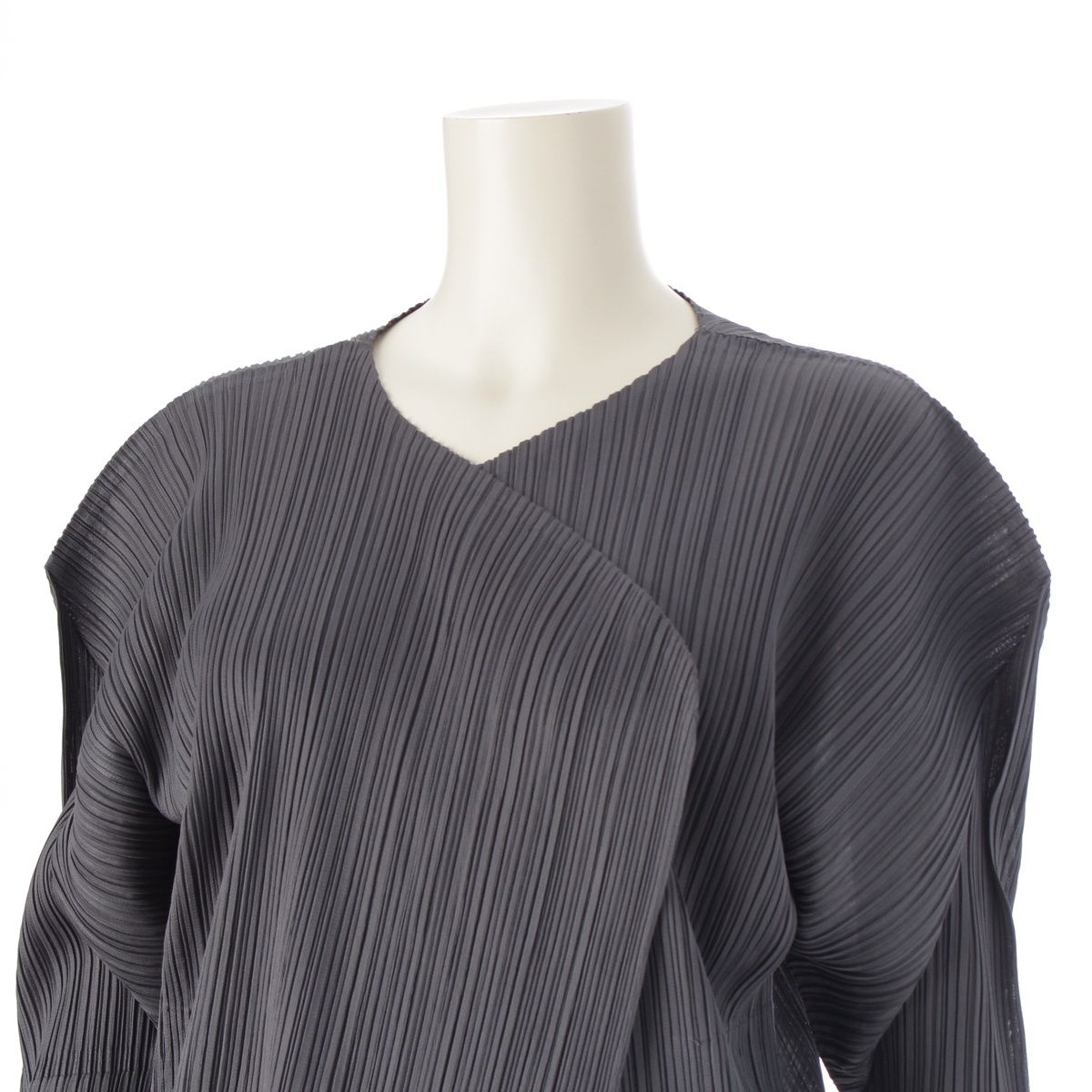 プリーツプリーズ イッセイミヤケ ノーカラージャケット アウター PP04