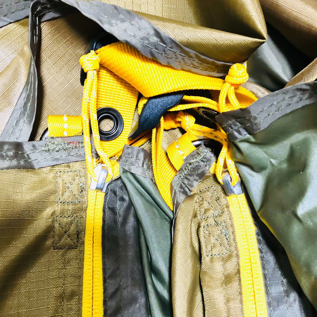 完品 NEMO ニーモ ヘキサライト6P HEX-6P-CY キャニオン 大型 6人用タープ メガタープ キャンプ