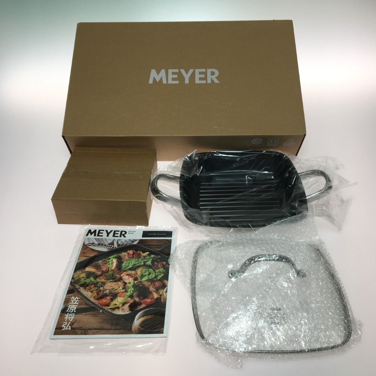 MAYER マイヤー スクエアグリルパン 両手鍋 フライパン 24cm