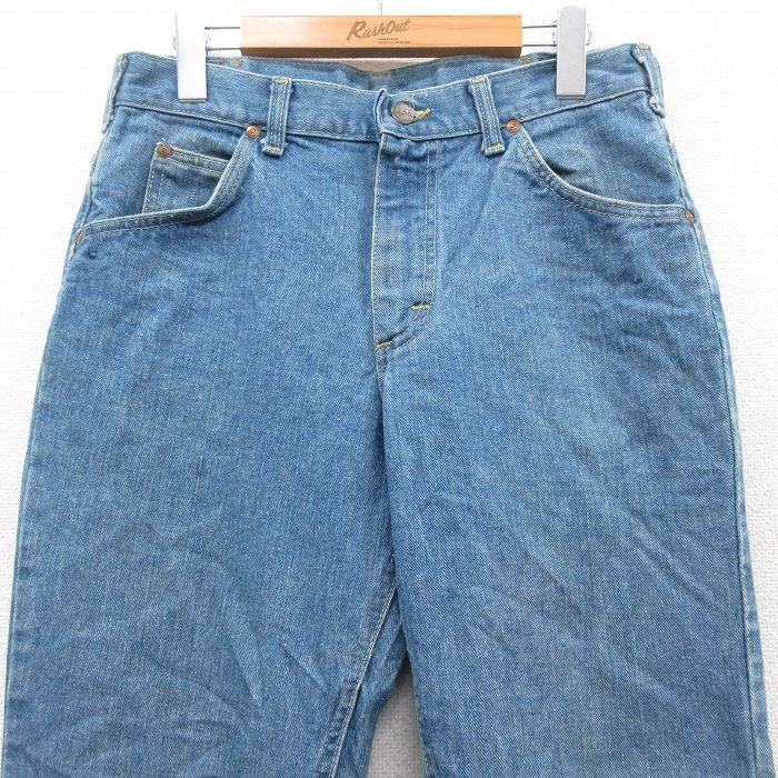 W 29 古着 リー Lee ジーンズ メンズ 80 s フ ブーツカット コットン タロン 紺 ネイビー デニム spe 25 nov 04 ボトムス ジーパン G