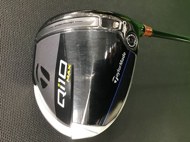 テーラーメイド Qi10 MAX 9° ドライバー DR リシャフト フレックスその他 メンズ 男性用 右利き 右用 Aランク ゴルフクラブ