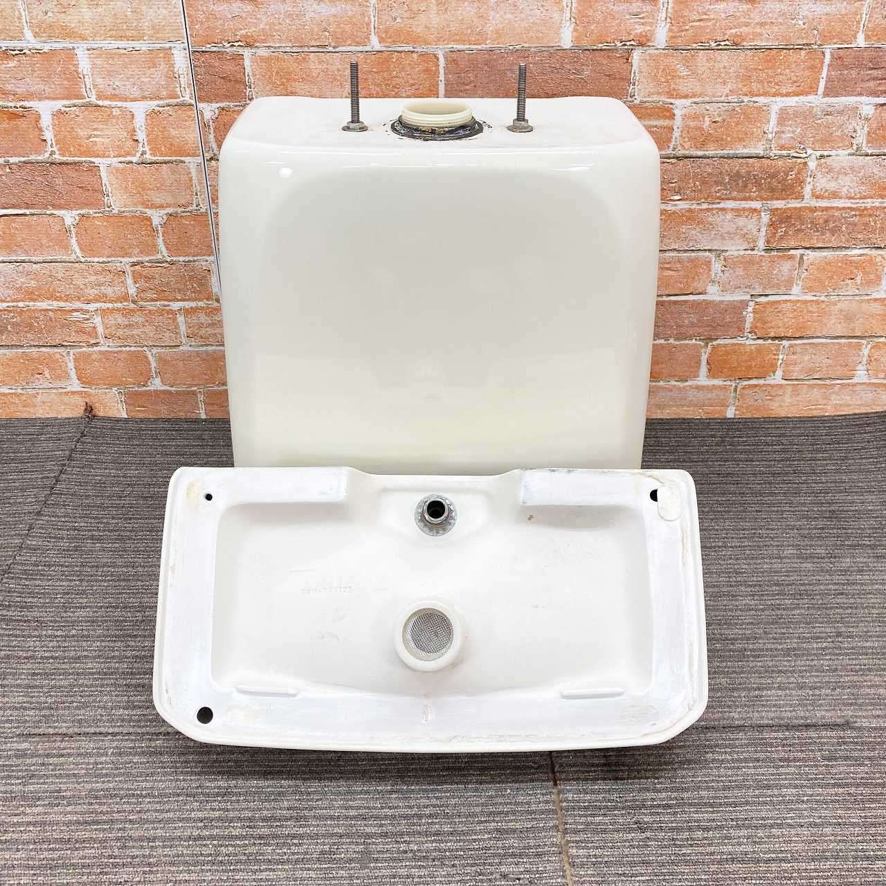  品 INAX イナックス 洋式 トイレ便器 ロータンクと蓋のセット DT-810 UZ アイボリー系 2 J トイレ 住宅設備