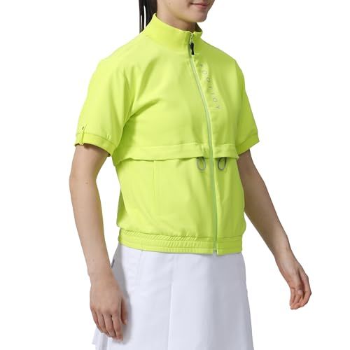 フットジョイ アウター TWINSOF 撥水半袖フルジッププスタンド ジャケット イブニングプリムローズ レディース S FJW 24 O 01 81973