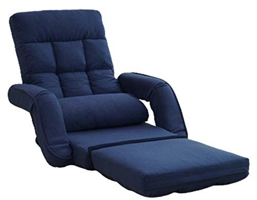 ビータ Vita 3 way肘掛け付座椅子 ネイビー 幅69 奥行67 166 高さ15 70 cm コンパクト リクライニング 折りたたみ 一人暮らし 厚ふかふか座面 クッション付