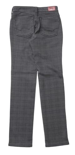 エドウィン カジュアルパンツ HIGH BODY FIRE SLIM STRAIGHT レディース グレーチェック