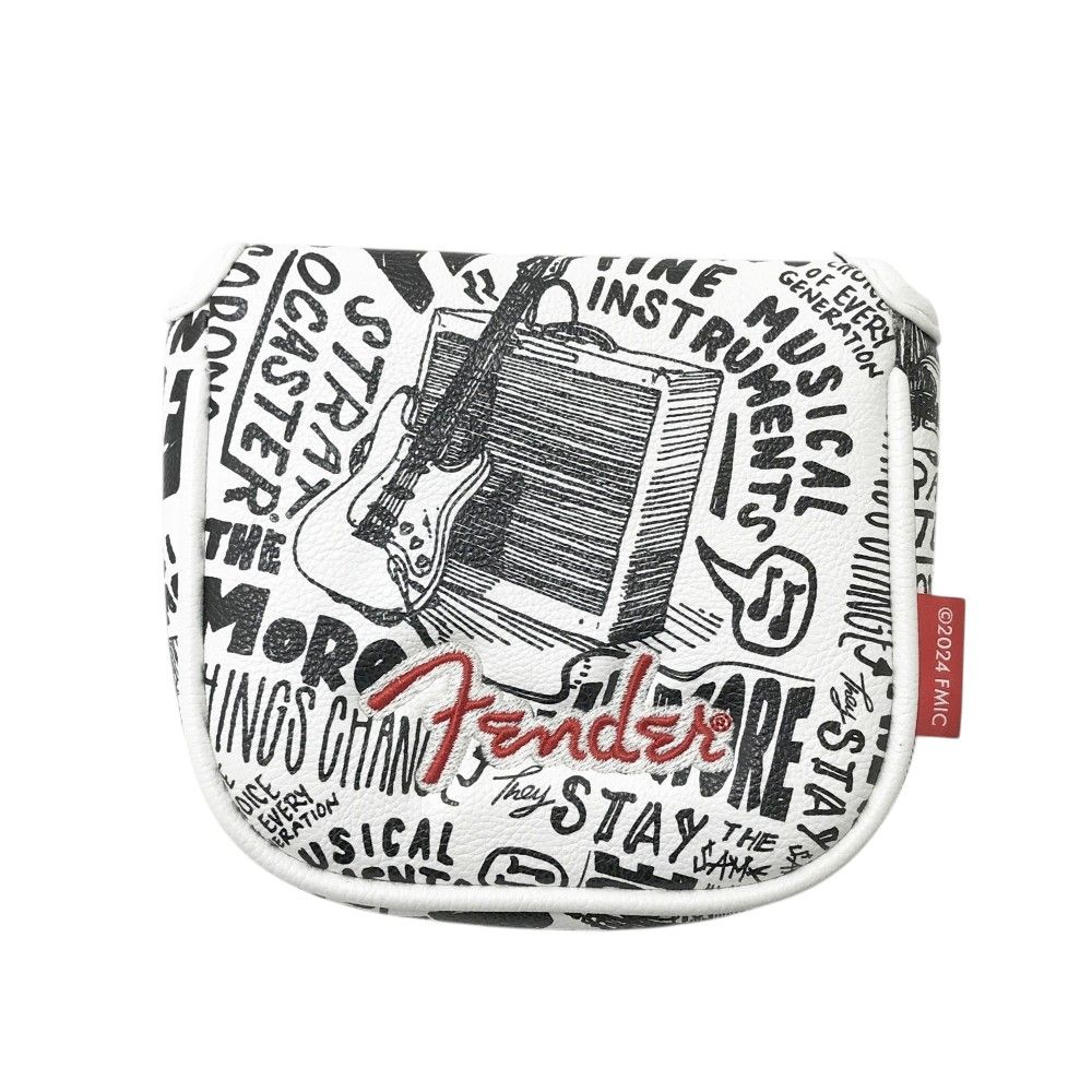 TAYLOR MADE テーラーメイド ×FENDER パターカバー マレット型 ホワイト系 PT 240101556269 ゴルフウェア ストスト
