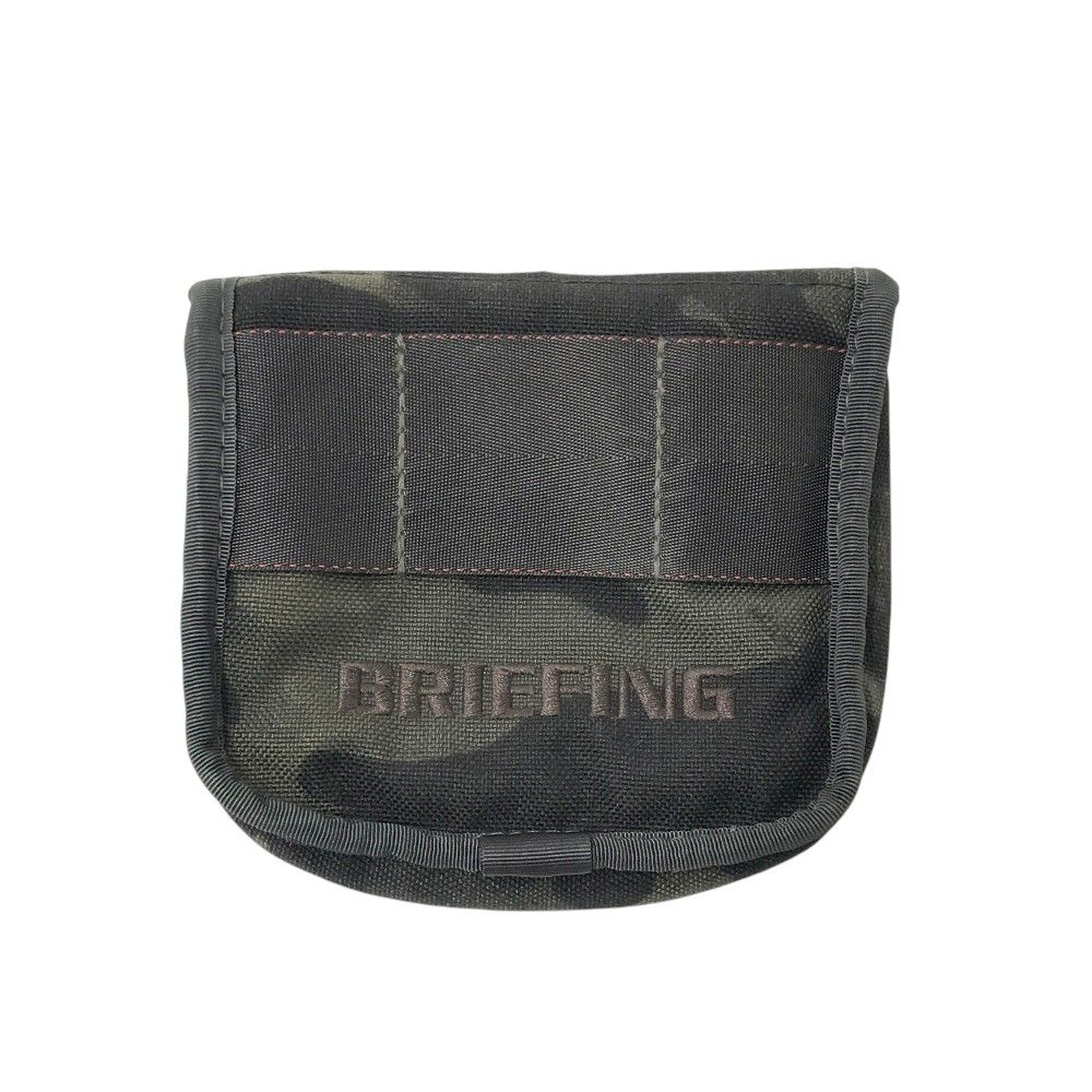 BRIEFING GOLF ブリーフィング パターカバー マレット型 カモフラ柄 ブラック系 241003000546 ゴルフウェア ストスト