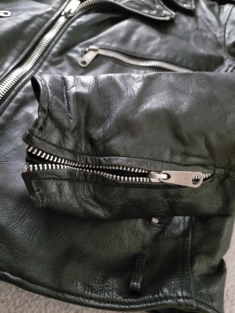 Alpha アルファ レザーライダースジャケット