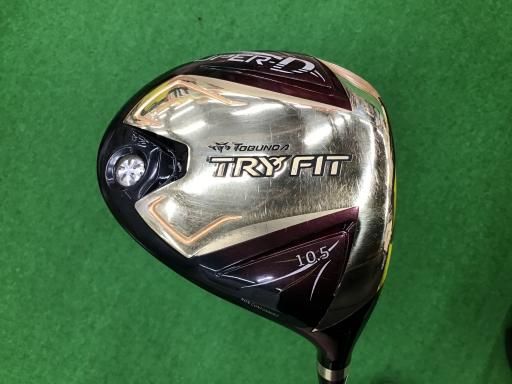 ゴルフプランナー TOBUNDA TRY FIT SUPER D 2016 GOLD 10.5° ドライバー DR TF306d フレックスR メンズ 男性用 右利き 右用 Cランク ゴルフクラブ
