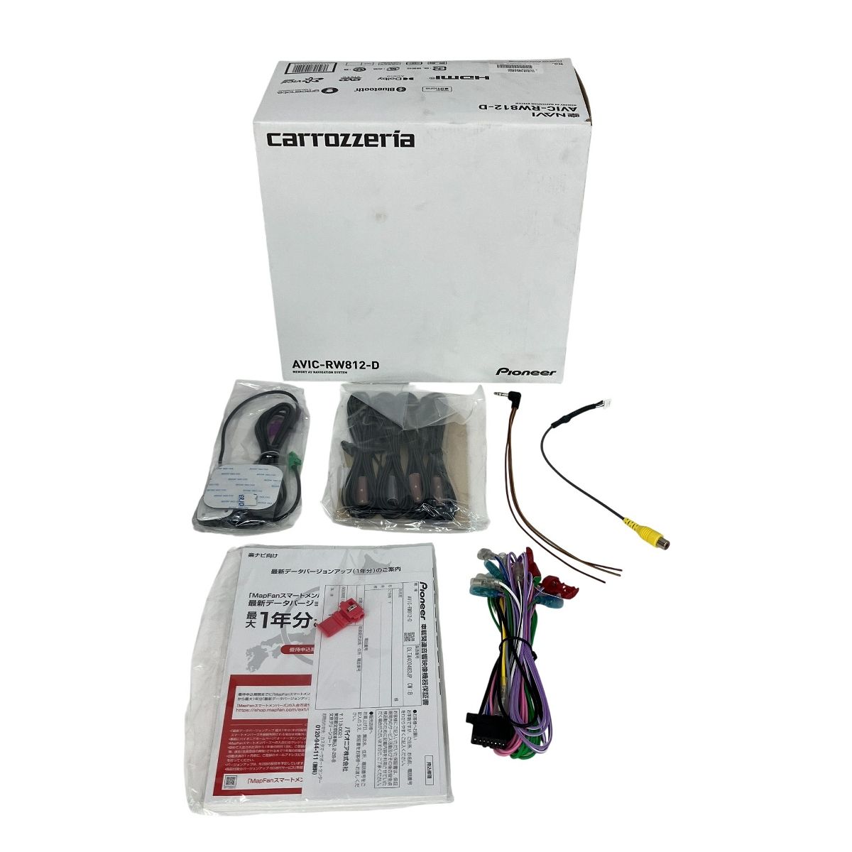 Pioneer carrozzeria AVIC-RW812-D カロッツェリア 楽ナビ 7型 パイオニア カーナビ S10587712