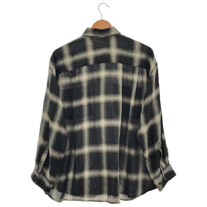 SLOBE IENA スローブイエナ ビエラチェックルーズシャツ レディース ブラック