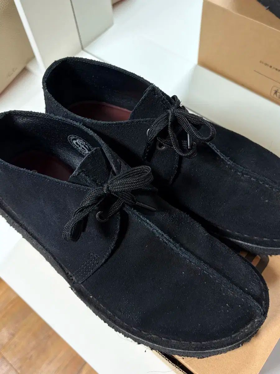 クラークス デザート トラック ブラック UK 8.5