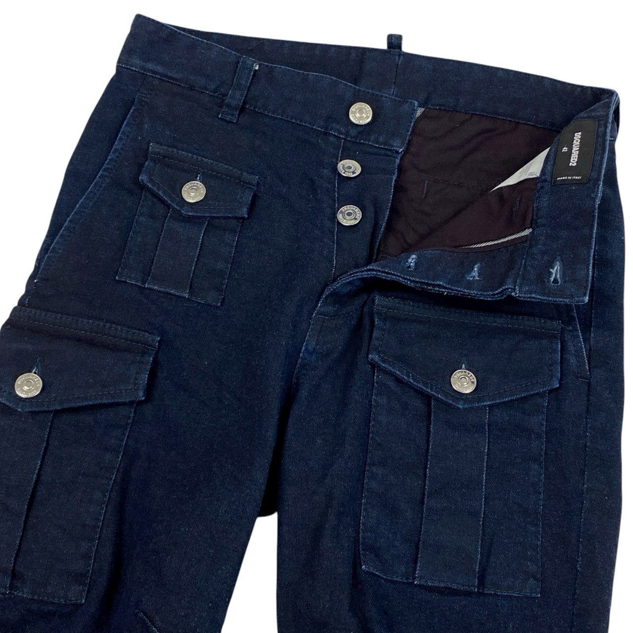 84j5 Dsquared2 ディースクエアード デニムカーゴパンツ ジーンズ 