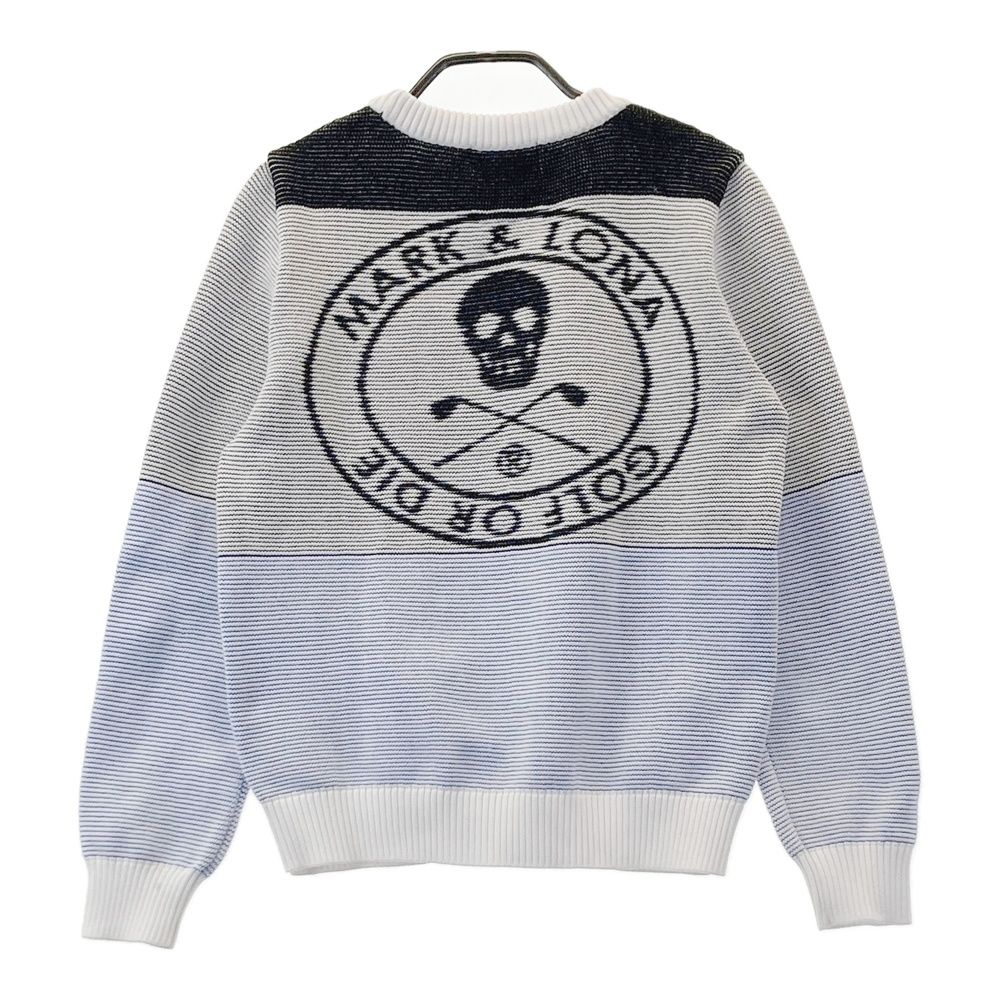 サイズ 38 MARK-LONA マークアンドロナ ニットセーター ホワイト系 240101546318 ゴルフウェア レディース ストスト